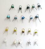 20 oude Dopjes voor Kerstballen (gekleurd), Ophalen of Verzenden