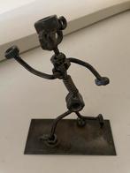 Metalen beeldje van een hardloper, Ophalen of Verzenden