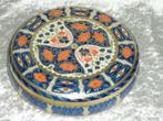 Biscuit Blik Oranje/Blauw Vintage, Ophalen, Gebruikt, Overige, Overige merken