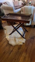Butler tray serveer tafel/ dienblad, Ophalen, Zo goed als nieuw, Rechthoekig, 50 tot 100 cm