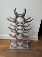 Design wijnrek 15 flessen, Ophalen, Gebruikt, Metaal, Minder dan 50 cm