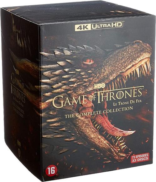 Game of Thrones Complete Collection 4K UHD Blu-ray. NIEUW., Cd's en Dvd's, Blu-ray, Nieuw in verpakking, Tv en Series, Boxset