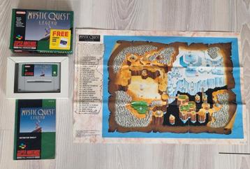 Mystic Quest Legends SNES PAL Compleet in box  beschikbaar voor biedingen