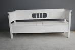 Klepbank met armleuning 200 cm model 3 spijlen strak, Ophalen of Verzenden, Zo goed als nieuw