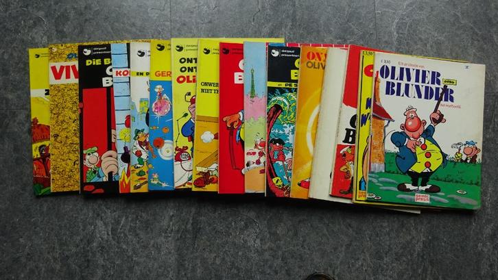 Stripboeken van Oliver Blunder door GREG, Boeken, Stripboeken, Gelezen, Meerdere stripboeken, Ophalen of Verzenden