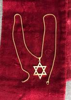 Israëls Davidster hanger en ketting, Ophalen of Verzenden, Nieuw, Goud, Overige materialen