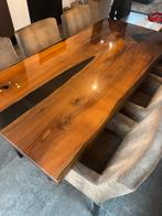 Eethoek met 6 eetkamer stoelen, Ophalen, Zo goed als nieuw, Hotel chique