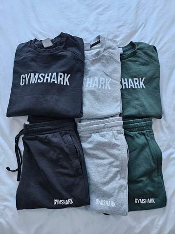 Gymshark apollo sets Xs. Zwart, groen en grijs