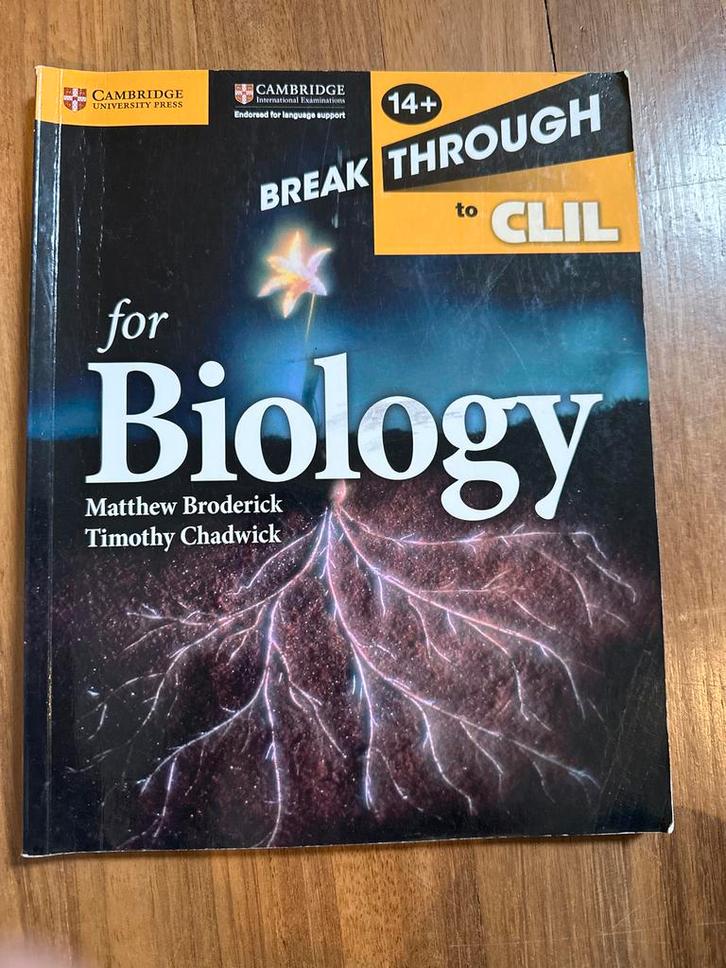 Biololgy - Cambridge CLIL, Boeken, Studieboeken en Cursussen, Gelezen, Niet van toepassing, Beta, Ophalen of Verzenden