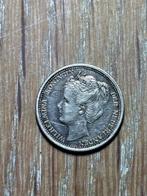 10 cent 1906, Postzegels en Munten, Munten | Nederland, Verzenden, Zilver, 10 cent, Koningin Wilhelmina