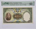 China 100 Yuan 1936 PMG 63, Choice Uncirculated., Ophalen of Verzenden, Oost-Azië, Los biljet