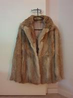 Vintage bontjas, Maat 38/40 (M), Beige, Ophalen of Verzenden, Geen merk