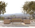ACTIE! Loungeset tuinset wicker 9 personen tuin U set € 799, Tuin en Terras, Tuinsets en Loungesets, Kunststof, Meer dan 8 zitplaatsen