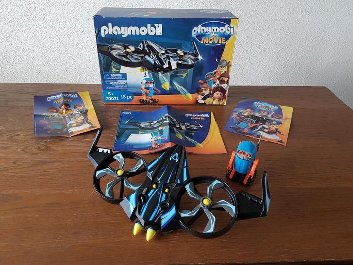 Playmobil 70071 The Movie Robotitron met drone, Kinderen en Baby's, Speelgoed | Playmobil, Zo goed als nieuw, Ophalen of Verzenden