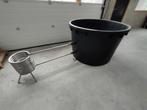 Hottub houtgestookt eventueel met composiet bekleding, Ophalen of Verzenden, Zo goed als nieuw