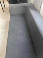 Grijze Stoffen Driezitsbank, Ophalen, Gebruikt, Driepersoons, 75 tot 100 cm