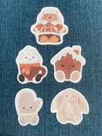 5 handgemaakte jellycat ski club stickers, Ophalen of Verzenden, Nieuw, Merk