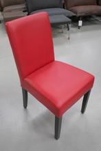 10 leuke eetkamerstoelen keukenstoelen rood kunstleder, Huis en Inrichting, Ophalen, Leer, Zo goed als nieuw, Vijf, Zes of meer stoelen