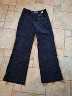 Nieuwstaat blauwe pull & bear rib wide legg broek maat 36, Kleding | Dames, Broeken en Pantalons, Blauw, Ophalen of Verzenden