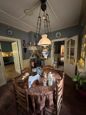 Complete Antieke Blauw-Witte Keuken te Koop! beschikbaar voor biedingen