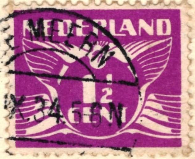 965592 Breukelen U 1934 Kasteel Nijenrode Gelopen met zegel, Ophalen of Verzenden, 1920 tot 1940, Gelopen, Utrecht