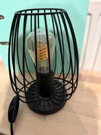 Zwarte metalen design lamp (per stuk, 2 beschikbaar), Ophalen, Zo goed als nieuw, Metaal, Minder dan 100 cm