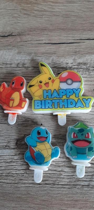 Pokemon Verjaardag Kaars Set beschikbaar voor biedingen
