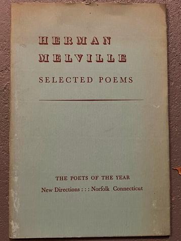 Herman Melville Selected Poems beschikbaar voor biedingen