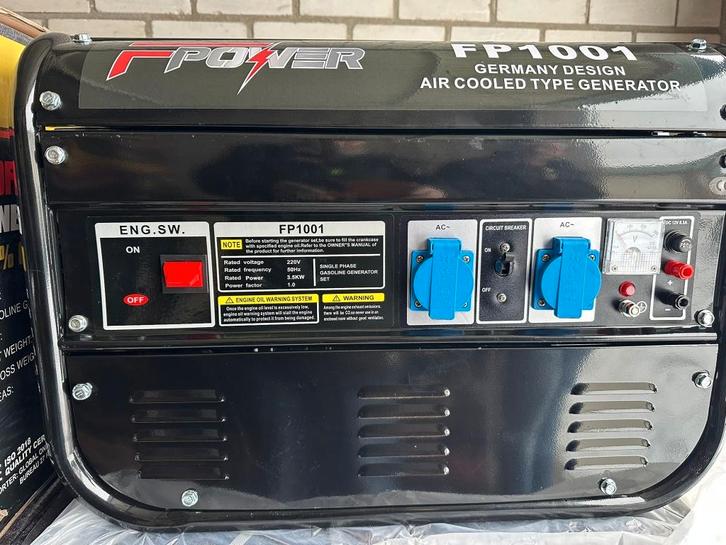 3,5 Kw generator trekstart nieuw, Doe-het-zelf en Verbouw, Aggregaten, Nieuw, Benzine, Minder dan 5 kVA, Geluidgedempt, Ophalen