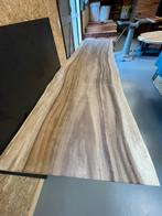 Tafelblad suar 250cm max 79cm min 64cm en 6cm dik, Ophalen of Verzenden