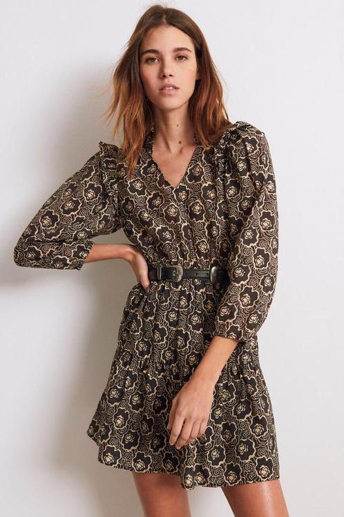 * Ba&sh * NIEUW van € 210 voor € 85. Jurkje Grazie., Kleding | Dames, Jurken, Nieuw, Maat 38/40 (M), Zwart, Boven de knie, Ophalen of Verzenden
