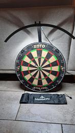Mooie compleet dart set met verlichting, Ophalen, Zo goed als nieuw, Dartbord met pijlen