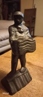 Dakdekker Bronzen Beeldje ., Ophalen of Verzenden