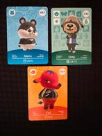3x animal crossing amiibo kaarten, Ophalen of Verzenden, Zo goed als nieuw