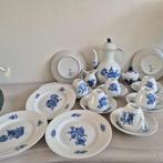 Royal Copenhagen Blue Braided Flower 23-Delige Koffieset, Ophalen of Verzenden
