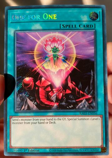 Yu-Gi-Oh! One for One RA03 1st Edition ! beschikbaar voor biedingen
