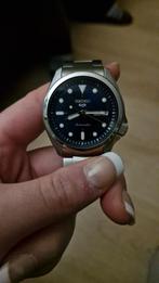 Mooie Seiko herenhorloge met lichtgevende wijzers, Sieraden, Tassen en Uiterlijk, Horloges | Heren, Staal, Polshorloge, Ophalen of Verzenden