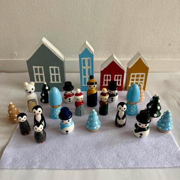 Winterdorp Pegdolls XXL - 24 Delig beschikbaar voor biedingen
