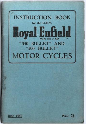 Royal Enfield Bullet 350 Bullet 500 manual motor (7750z) beschikbaar voor biedingen