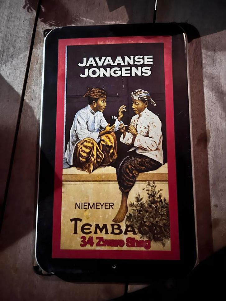 Javaanse Jongens Niemeyer Temba Reclamebord, Verzamelen, Merken en Reclamevoorwerpen, Gebruikt, Reclamebord, Ophalen of Verzenden