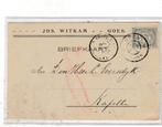 Goes-Briefkaart Jos Witkam 1905, Verzamelen, Ansichtkaarten | Nederland, Verzenden, Voor 1920, Gelopen, Zeeland