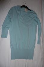 Ruime lange Turquoise trui van het merk Stroke, Ophalen of Verzenden, Zo goed als nieuw, Maat 38/40 (M), Blauw