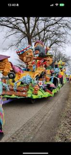 Polyester carnavalswagen, Hobby en Vrije tijd, Feestartikelen, Ophalen, Gebruikt, Carnaval