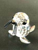 Swarovski zeehond mini met zwarte snorharen incl.doos, Ophalen of Verzenden, Nieuw