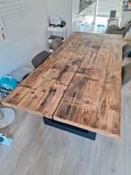 Eettafel 6persoons, Huis en Inrichting, Ophalen, Gebruikt, Rechthoekig, 50 tot 100 cm
