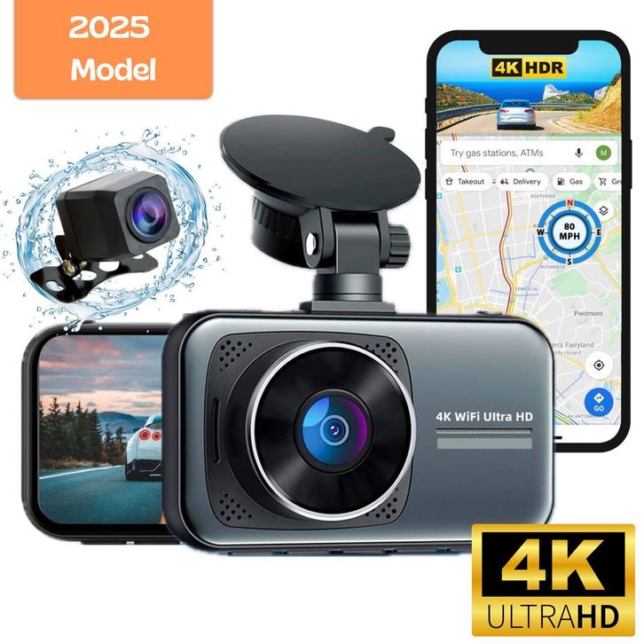 Camigoo D1 Pro - Dashcam - Dual Dashcam voor Auto, Auto diversen, Dashcams, Zo goed als nieuw, Ophalen of Verzenden