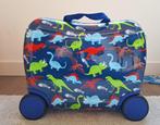 rolkoffertje voor kinderen met dino's, Hard kunststof, Minder dan 50 cm, Zo goed als nieuw, Minder dan 35 cm