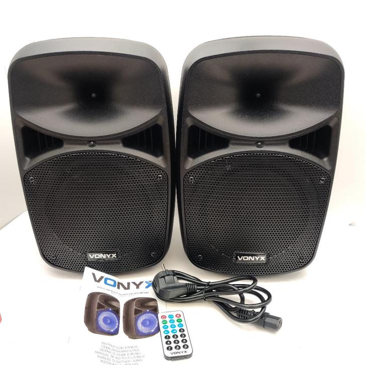 Vonyx VPS082A geluidsinstallatie 400W met Bluetooth en LED's, Audio, Tv en Foto, Luidsprekers, Zo goed als nieuw, Overige typen