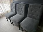 eetkamerstoelen en bank, Huis en Inrichting, Stoelen, Ophalen, Gebruikt, Landelijk, Stof