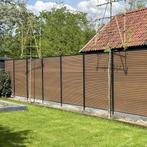 Composiet schutting rhombus teak / triple rhombus / 20 over, Tuin en Terras, Info@compoziet.com, Kunststof, 1 tot 2 meter, Compoziet B.V.